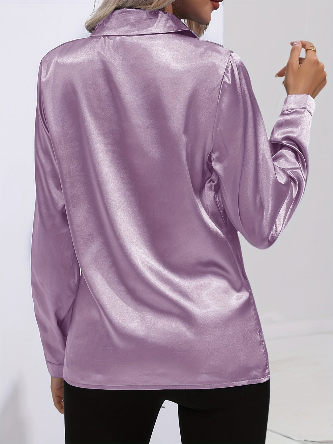 Stilla | Elegante Satin Bluse