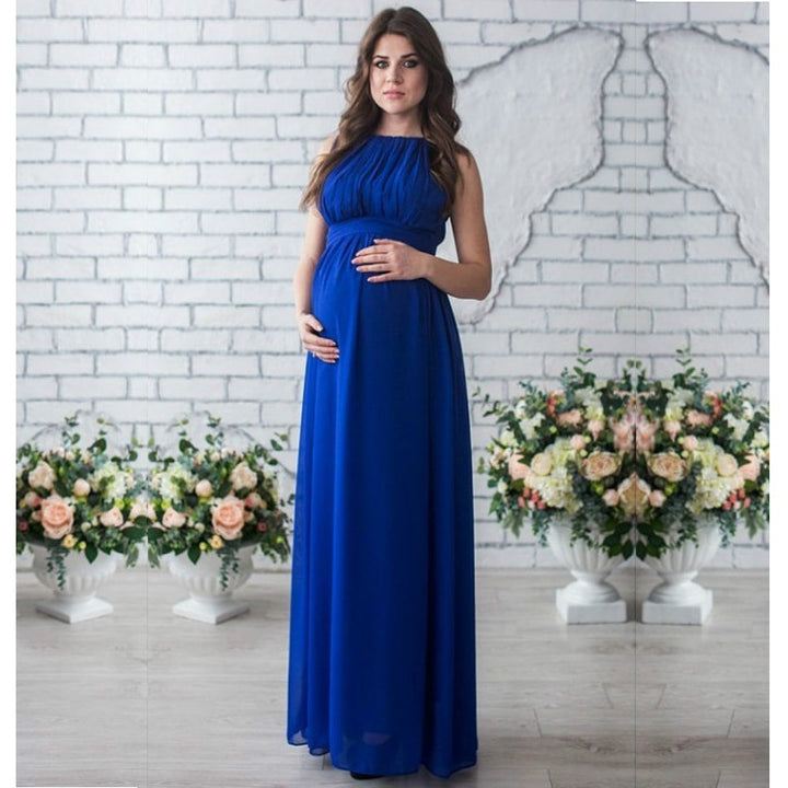 Dame Elegant Chiffon Graviditetskjole Stilla