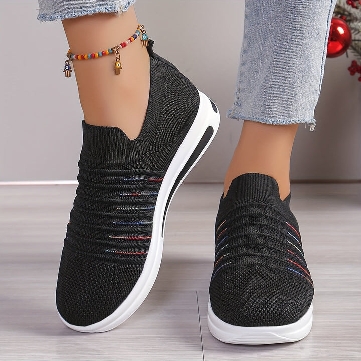 Stilla | Sommer Loafers Til Damer Åndbare, Lette Slip on Sko Med Åbne Tæer