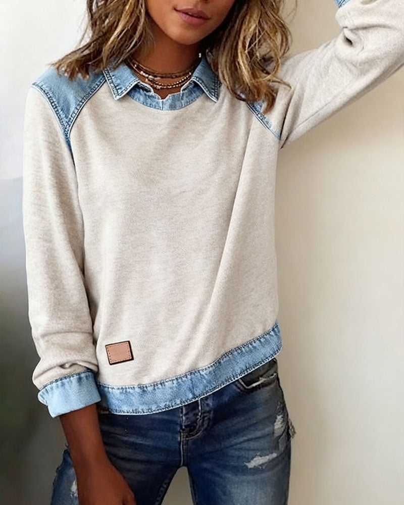 Stilla | Fashionable Revers Langærmet