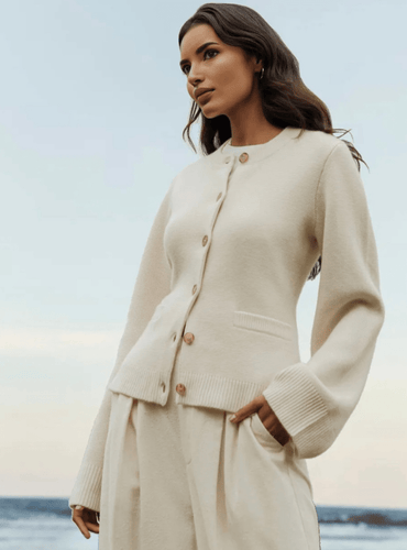 Stilla | Cardigan Klassisk Moderne Stil Ideel til vinteren
