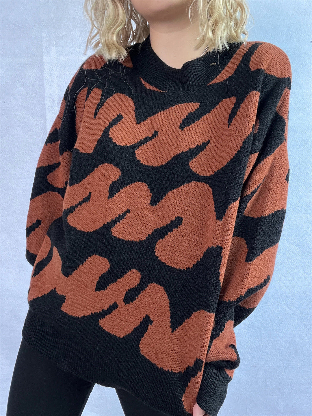 Stilla | Pullover med Lange Ærmer og Rund Udsnit