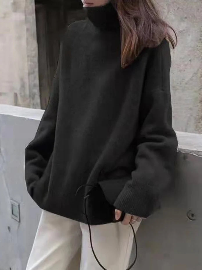 Stilla | Afslappet Cashmere Rullekravepullover Til Kvinder