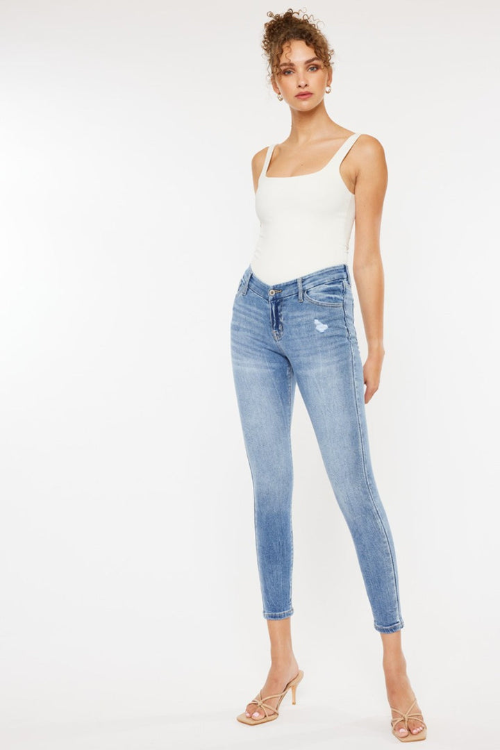Stilla | Højtaljede kattevipper skinny jeans