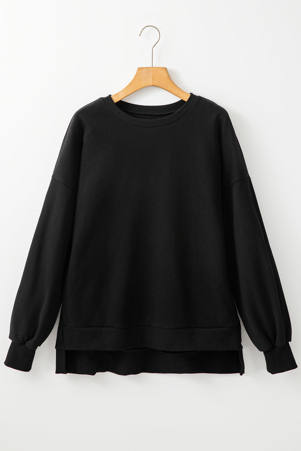 Stilla | Sweatshirt med Rund Halsaussnit og Lange Ærmer