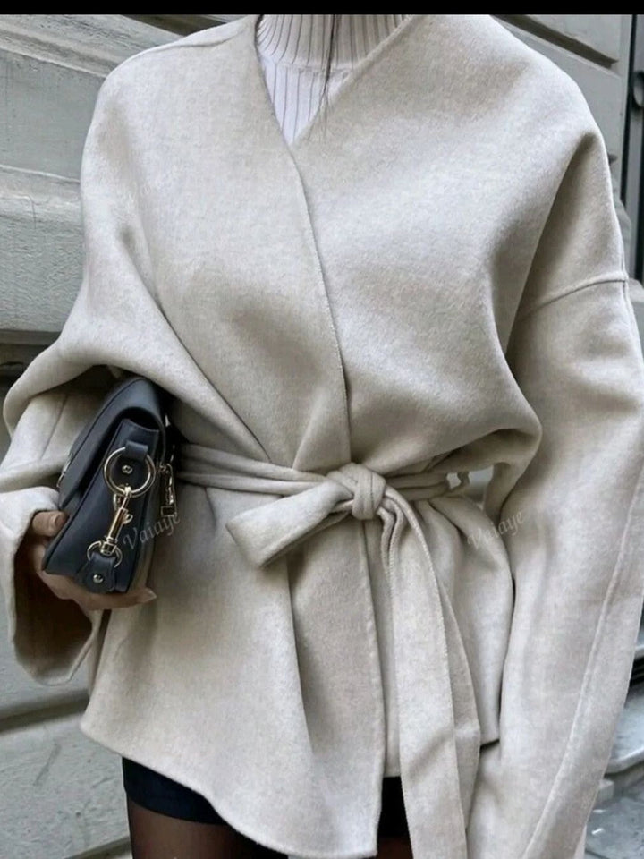 Stilla | Snørebåndsjakke med bælte