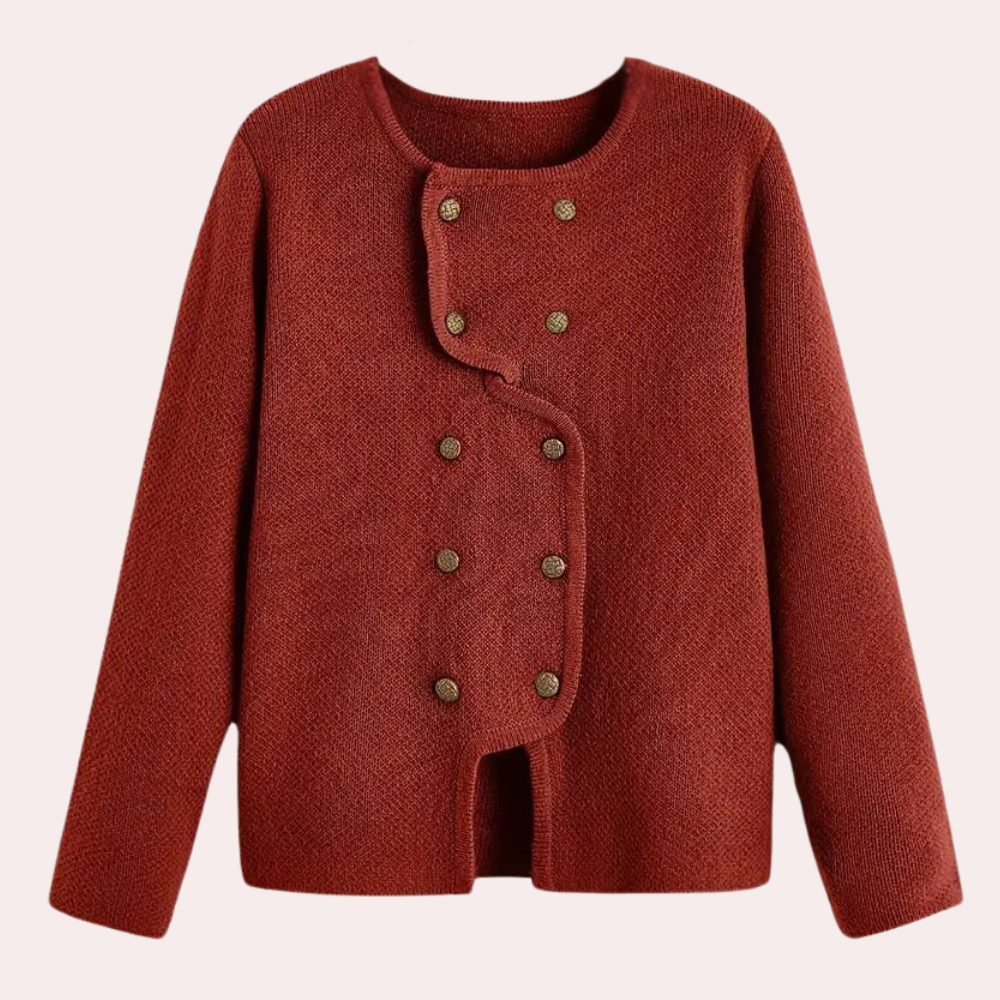 Stilla | Lang Kvinde-Cardigan i klassisk design