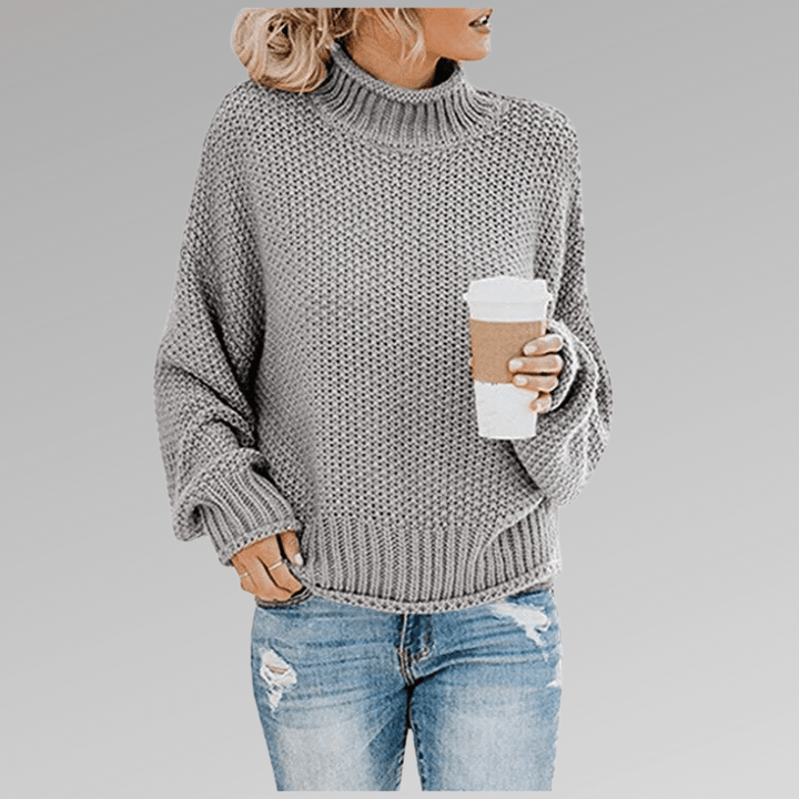 Stilla | Rullekravepullover Løs Modern Stil Ideel til vinteren