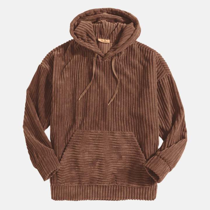 Stilla | Klassisk Hoodie Af Cordmateriale til Mænd