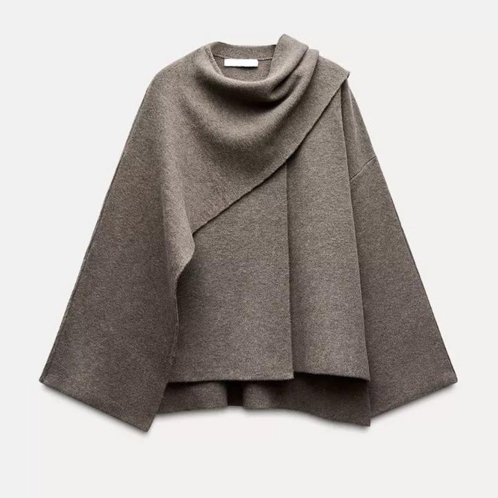 Stilla | Elegant Uld Trenchcoat Med Tørklæde Sæt