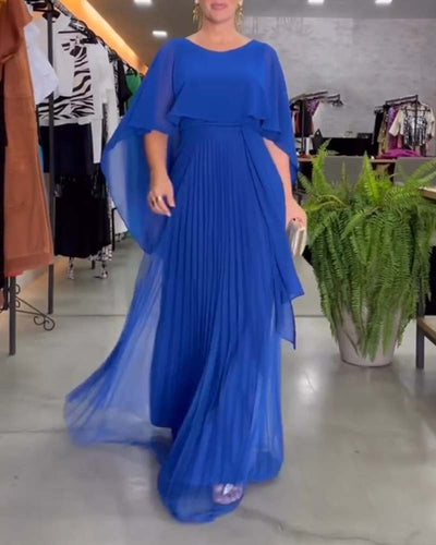 Stilla | Elegante Maxi Kjole Med Rund Halsudskæring