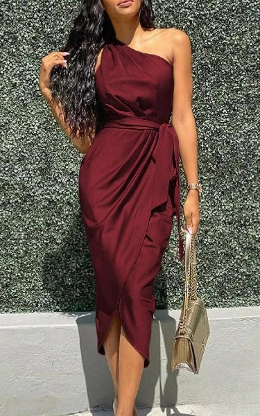 Stilla | Kvalitet Off Shoulder Ruffle Kjole