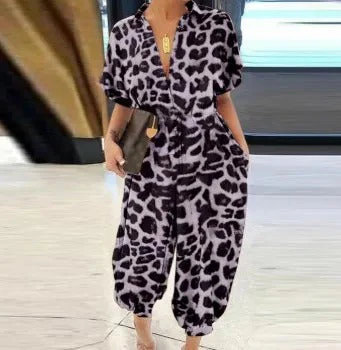 Stilla | Trykt Jumpsuit Kvinder