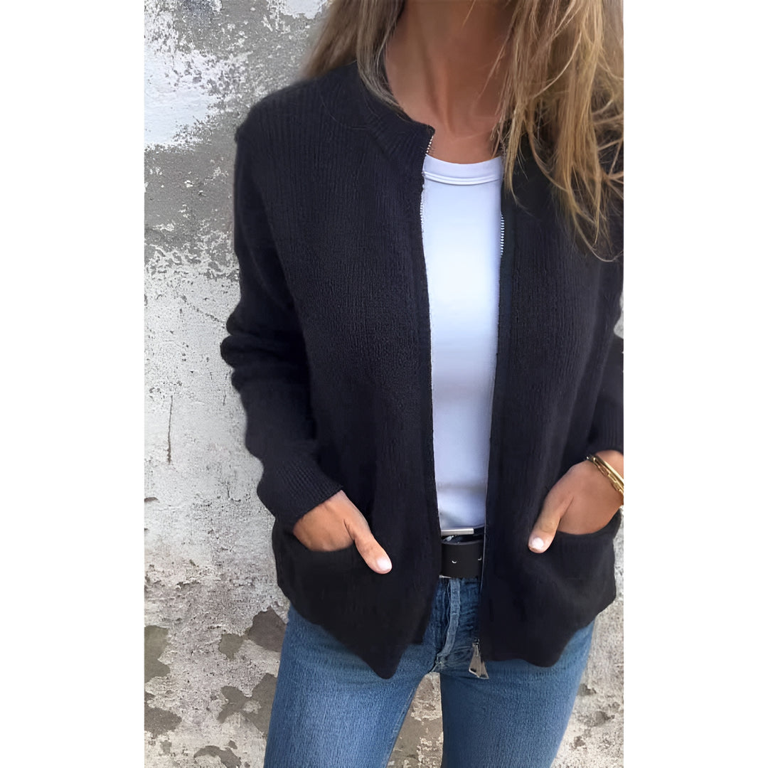 Stilla | Fuzzy Strikjakke Komfort