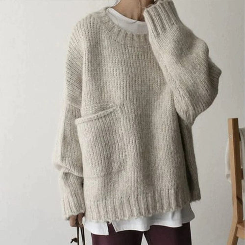 Stilla | Sweater med overdimensionerede lommer Lækkert moderne stil Ideel til vinteren