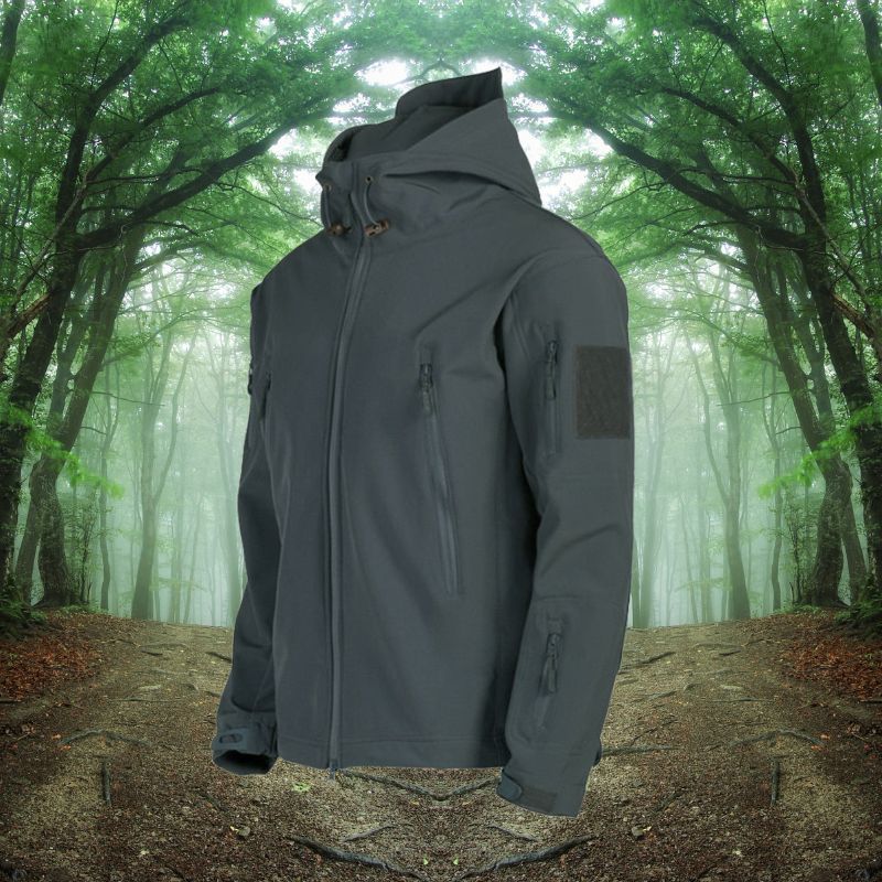 Stilla | Herre Softshell Vinterjakke - Hætte Fuldt Zipper