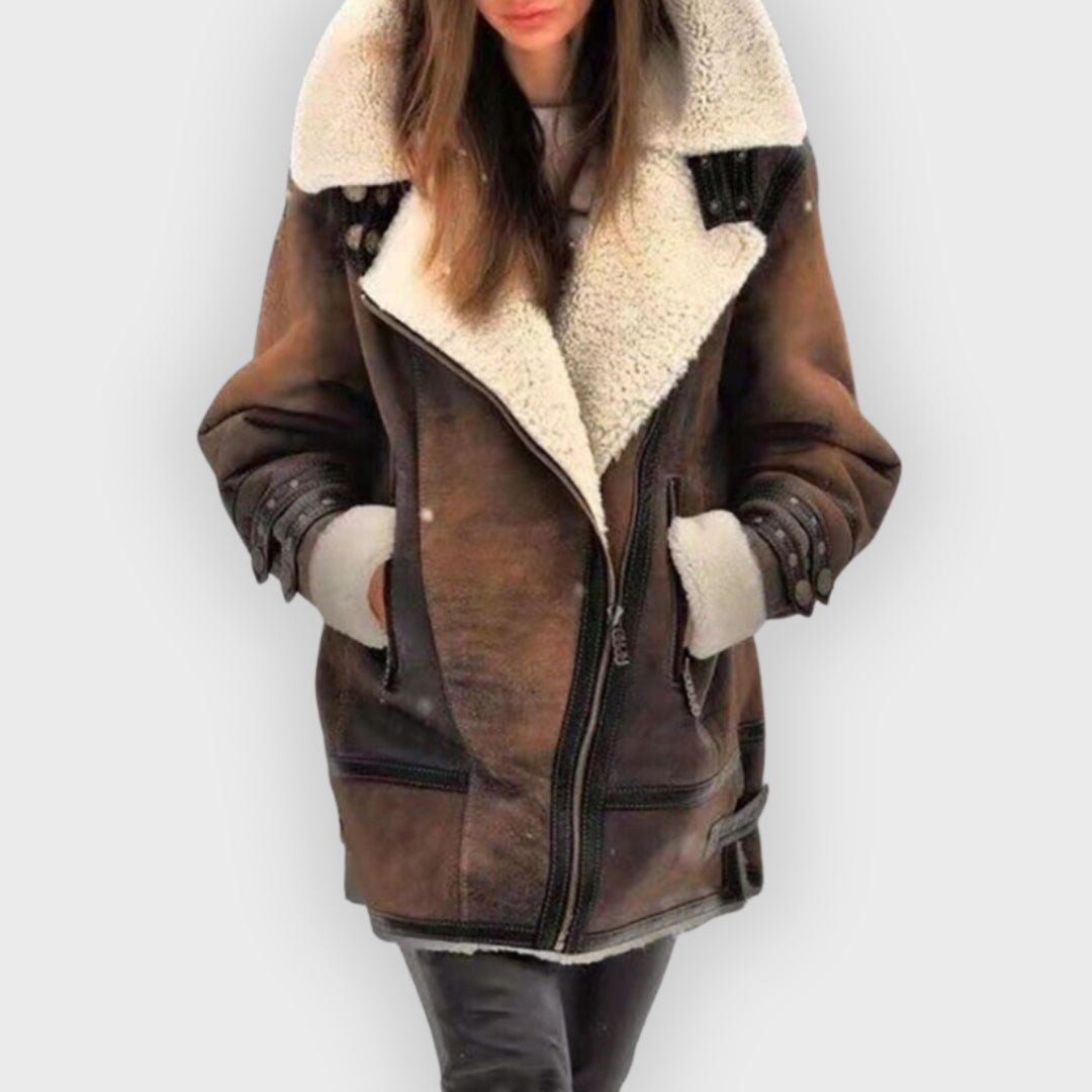 Stilla | Shearling Flyverjakke