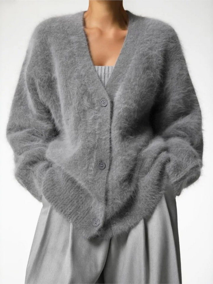 Stilla | Luksuriøs Cashmere-strikjakke Med Knapper