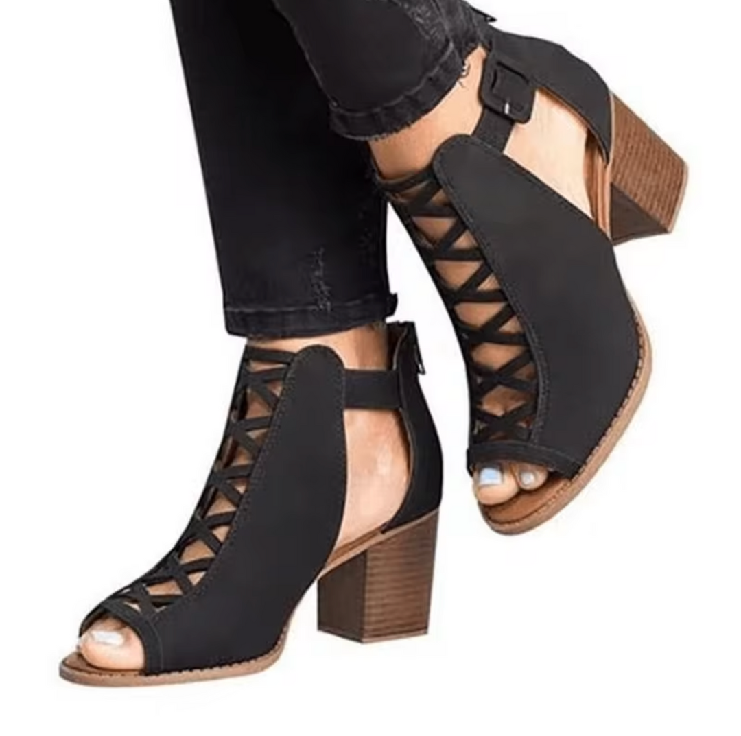 Stilla | Elegant snørebåndsandaler