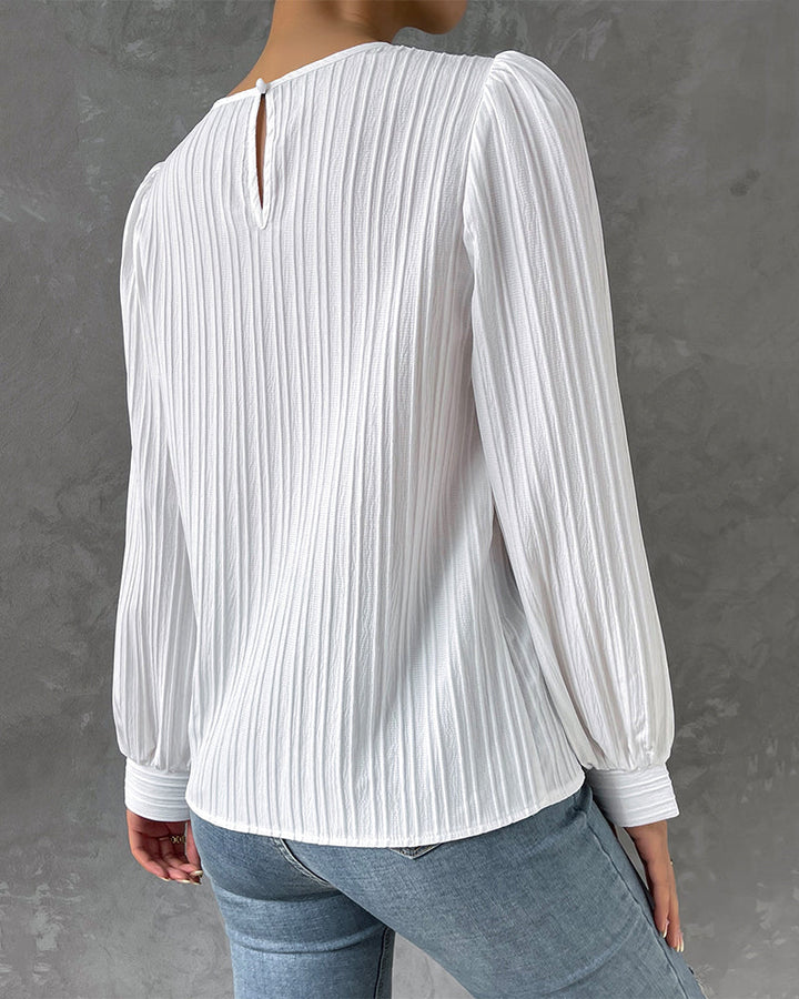 Stilla | Elegant chemise med rund hals