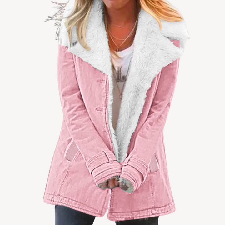 Stilla | Damers Sherpa Futteret Denimjakke