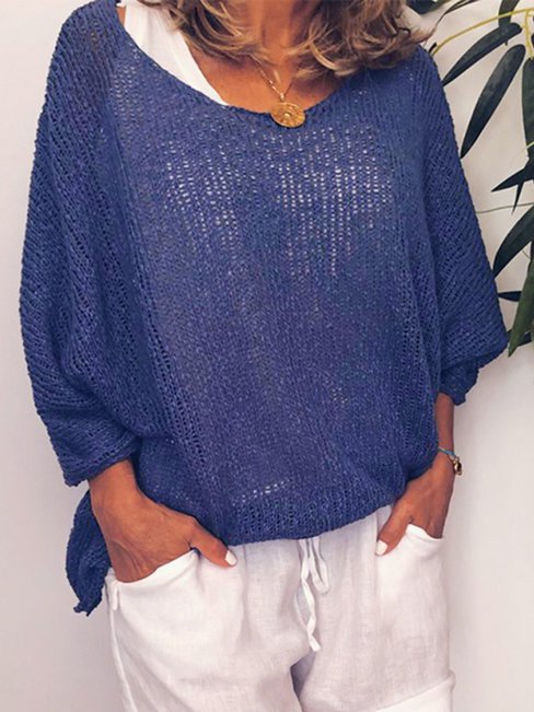 Stilla | Elegant, Bred Pullover Med Udsnit