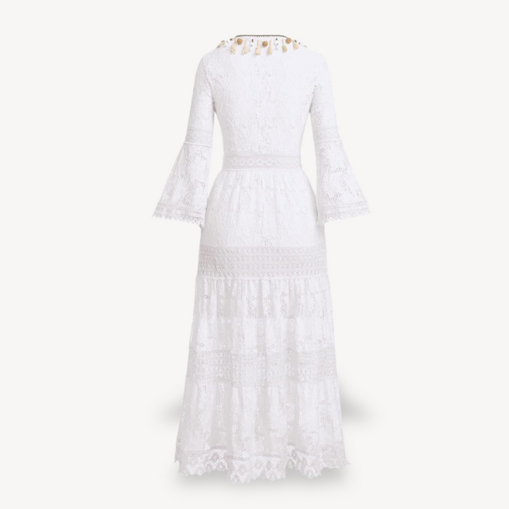 Stilla | Kvinders Blonde Maxi Kjole Boho Chic