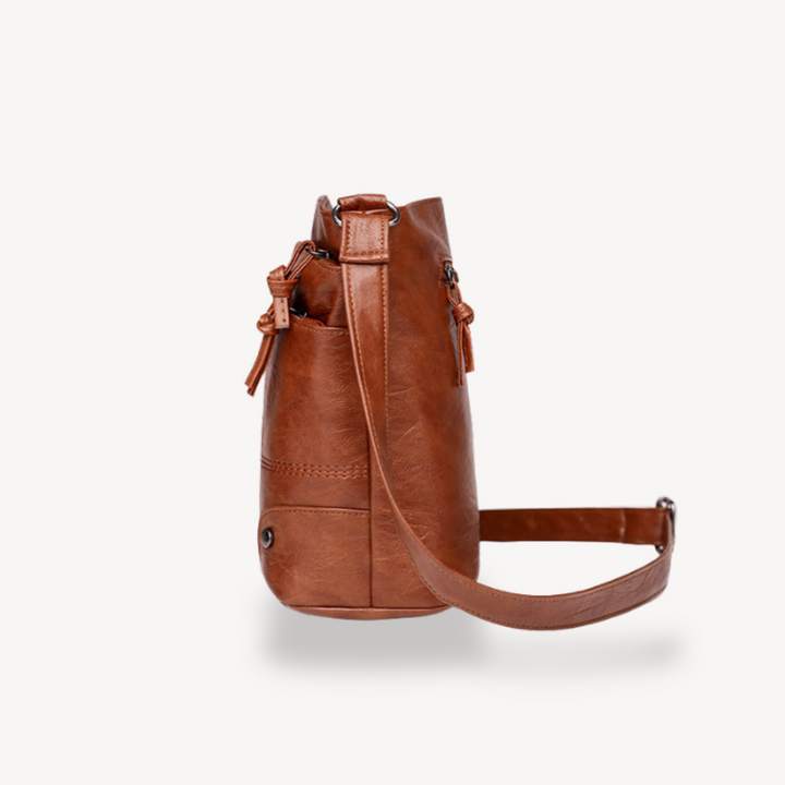 Stilla | Kvinders Faux Læder Crossbody Taske Årgang