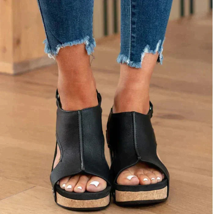 Stilla | Pauline® Stilfulde Og Komfortable Kilehæle Sandaler