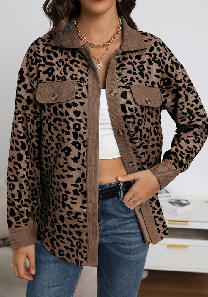 Stilla | Trendy vest i leopardmønster
