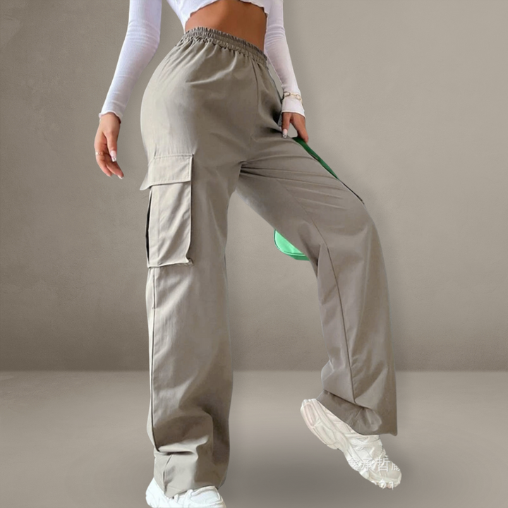 Stilla | Sorte Stretch Cargo Bukser