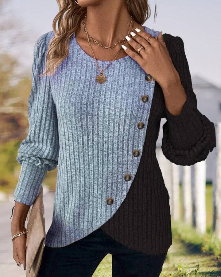 Stilla | Elegant Pullover til Damer med Knapper