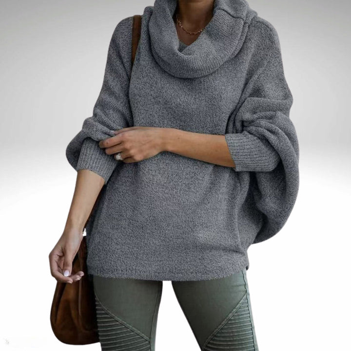 Stilla | Overdimensioneret Sweater Med Rullekrave Til Damer