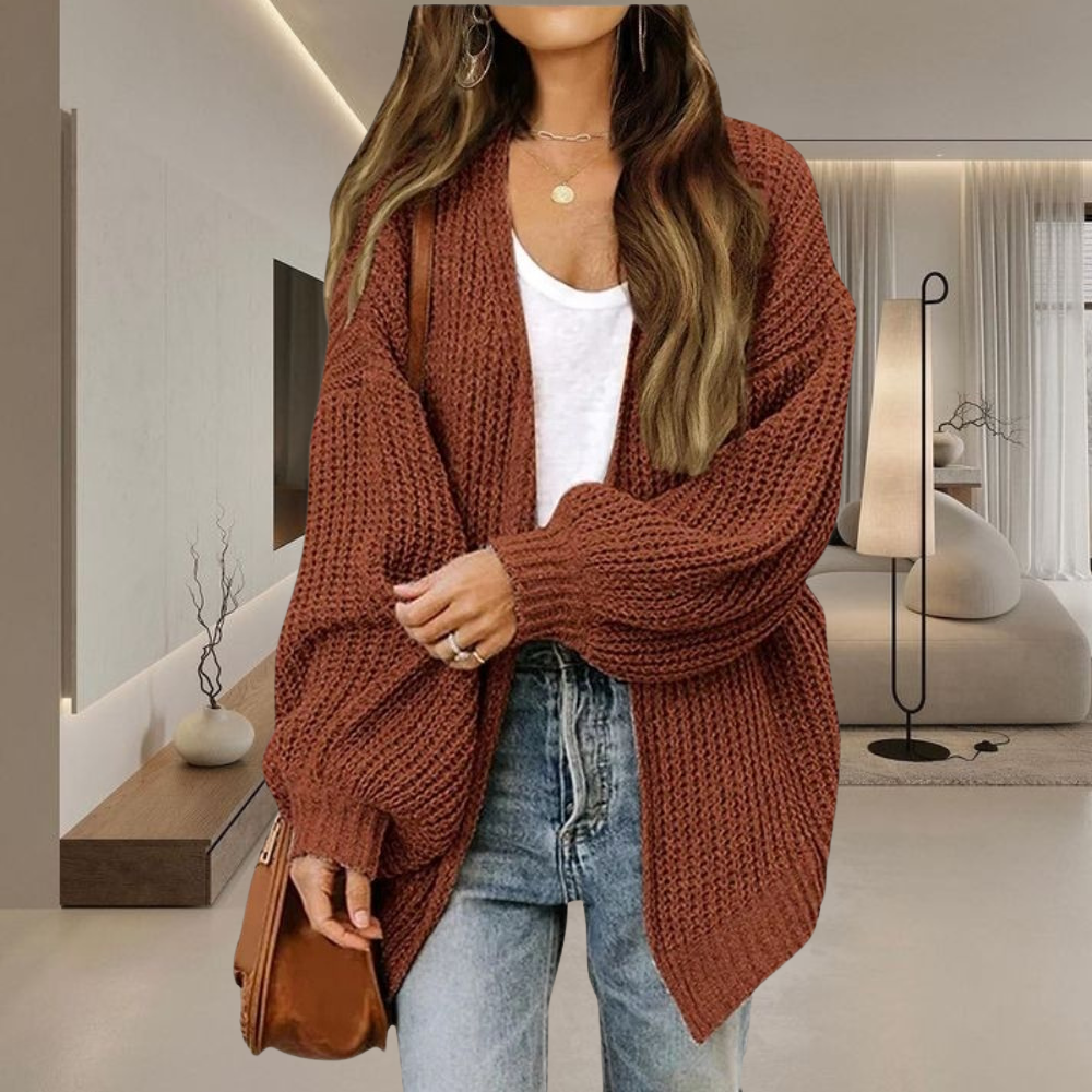 Stilla | Lang Cardigan til Damer i elegant Snit