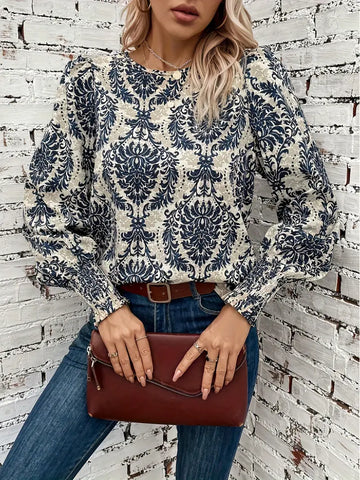 Stilla | Slips Top Med Blomstertryk