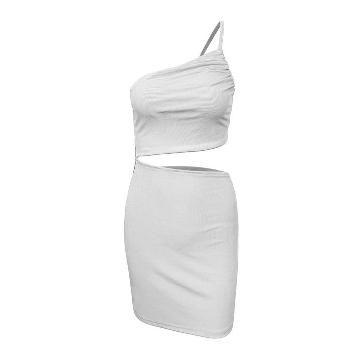 Stilla | Bodycon Mokkakjole Med En Skulder