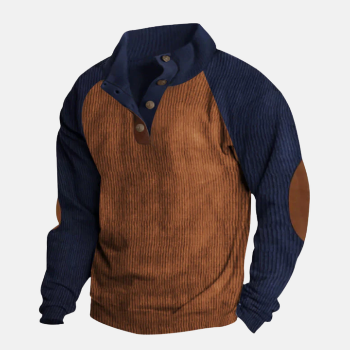 Stilla | Bomuld Ståkrave Pullover Raglan Ærmer Rib Pullover