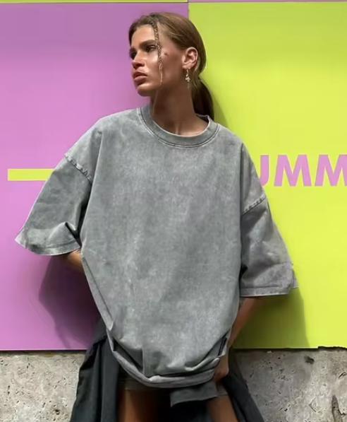 Stilla | Bomuld Retro T-shirt Dame Vintage