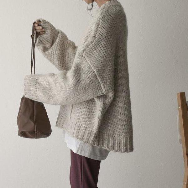 Stilla | Moderne strikpullover med lommer Ideel til vinteren