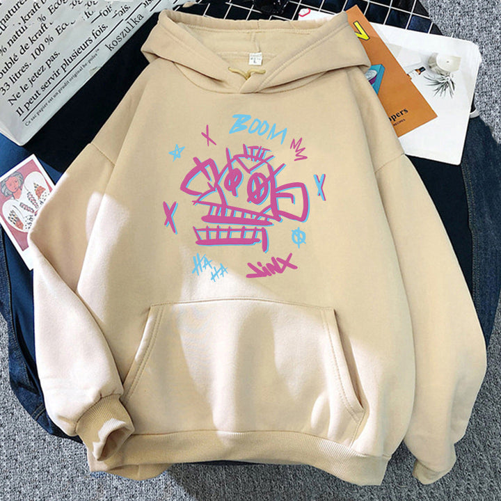 Stilla | Arcane Hoodie stil Harajuku Jinx i Ekko