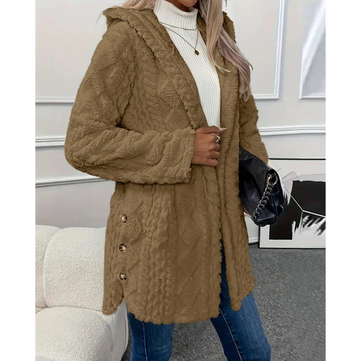 Stilla | Damen Hoodie Varm Strikjakke