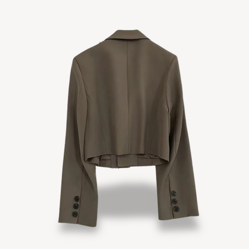 Stilla | Kvinders Cropped Blå Jakke