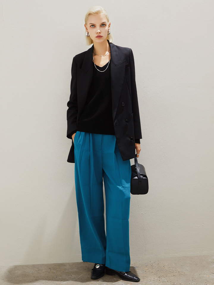Stilla | Dame-blazerjakke Af Twill-uld