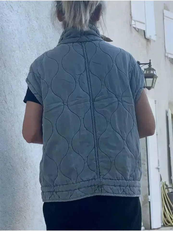 Stilla | Vintage Quiltet Vest til Alle Sæsoner