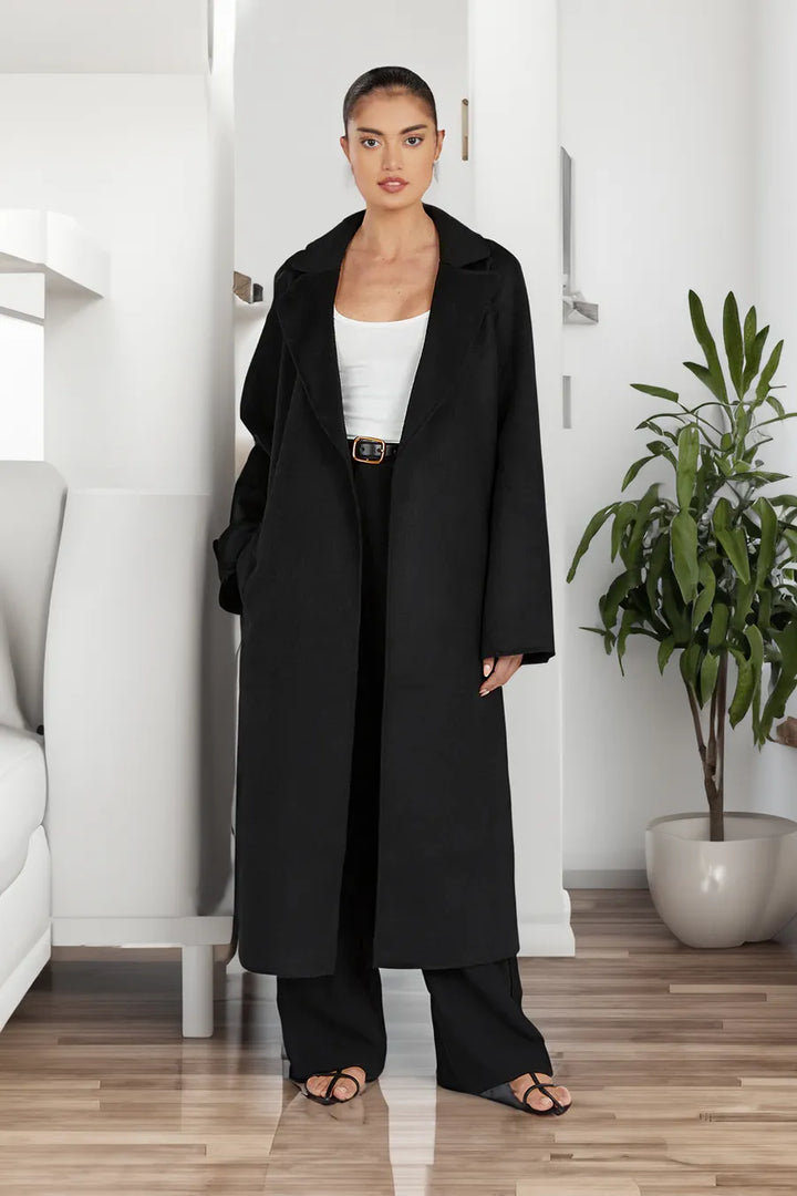 Stilla | Elegant, Lang Trenchcoat Til Damer I Overdimensioneret Stil