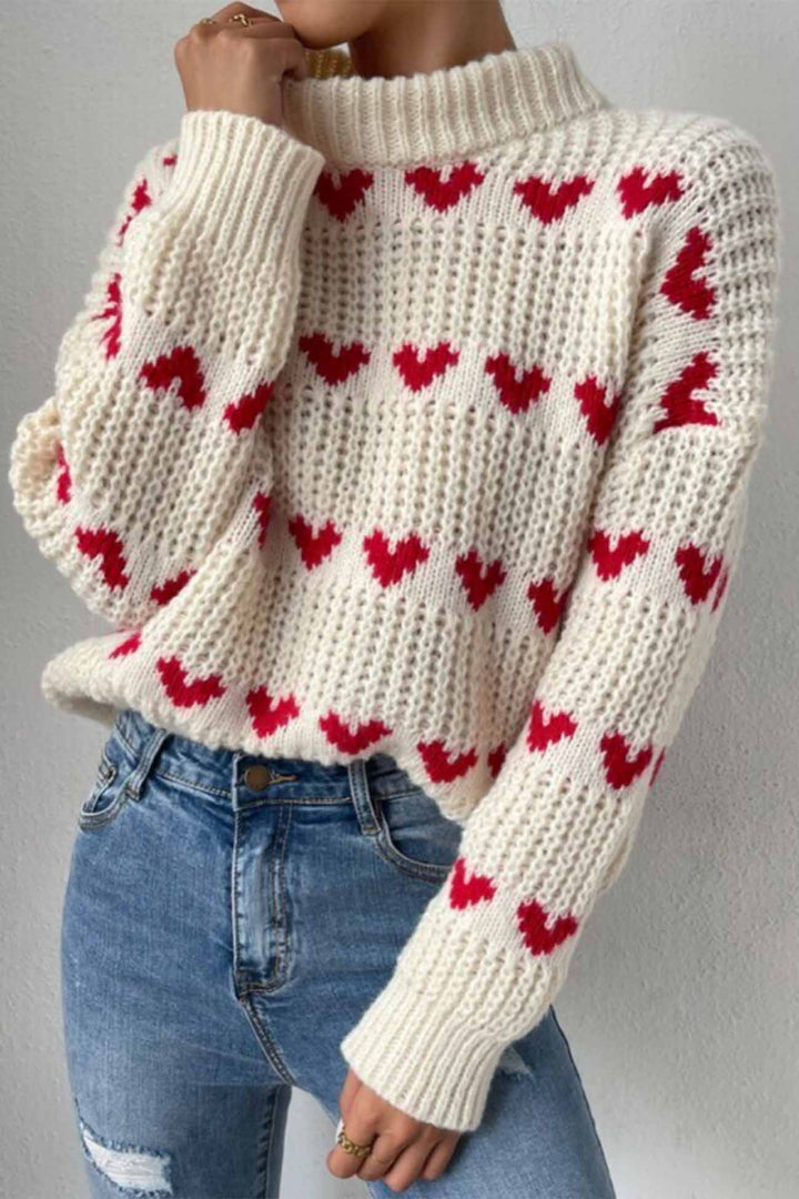 Stilla | Pullover Jacquard Hjerte