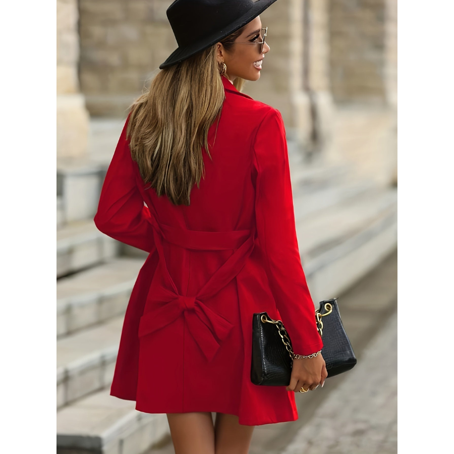 Stilla | Enfarvet Dame Trenchcoat