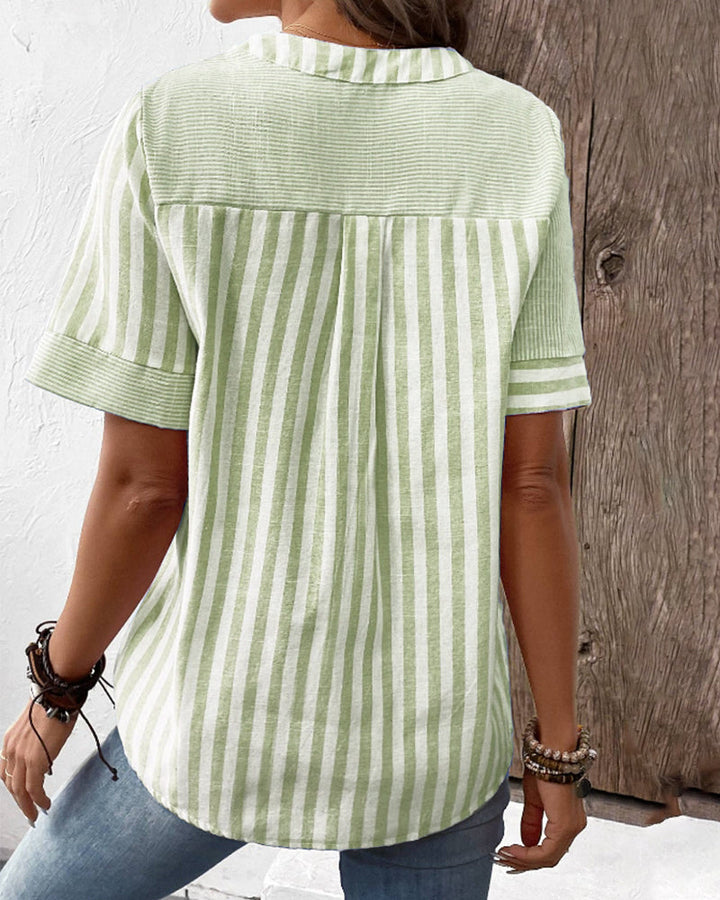 Stilla | Chic Bluse i Blød Bomuld