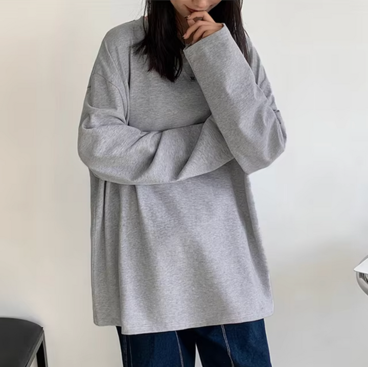 Stilla | T-shirt i bomuld med lange ærmer