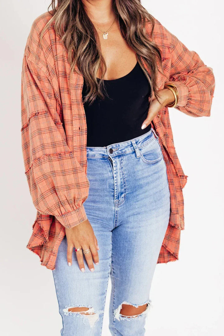 Stilla | Overdimensioneret Vasket Flannel
